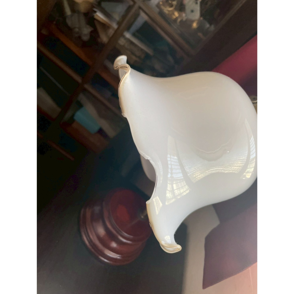 木製底座 鵝頸奶油色桌燈 （燈泡送你）-細節圖10