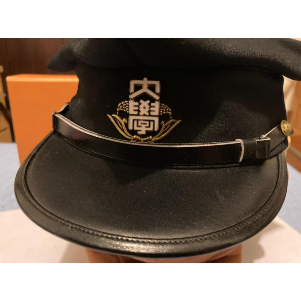 日本老件-早稻田大學角帽-細節圖2