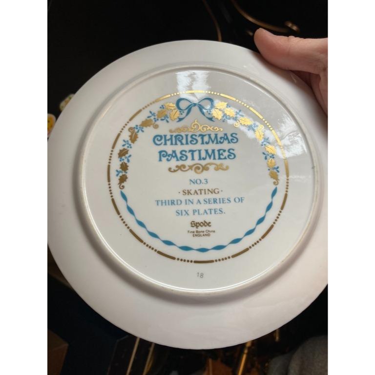 英國百年瓷器品牌Spode-展示盤-細節圖2