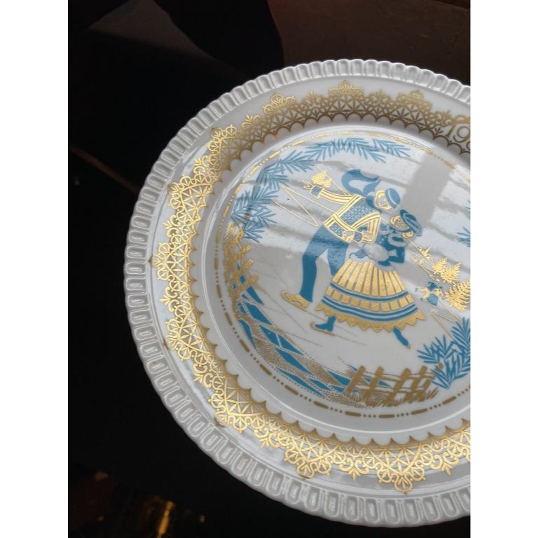 英國百年瓷器品牌Spode-展示盤-細節圖4