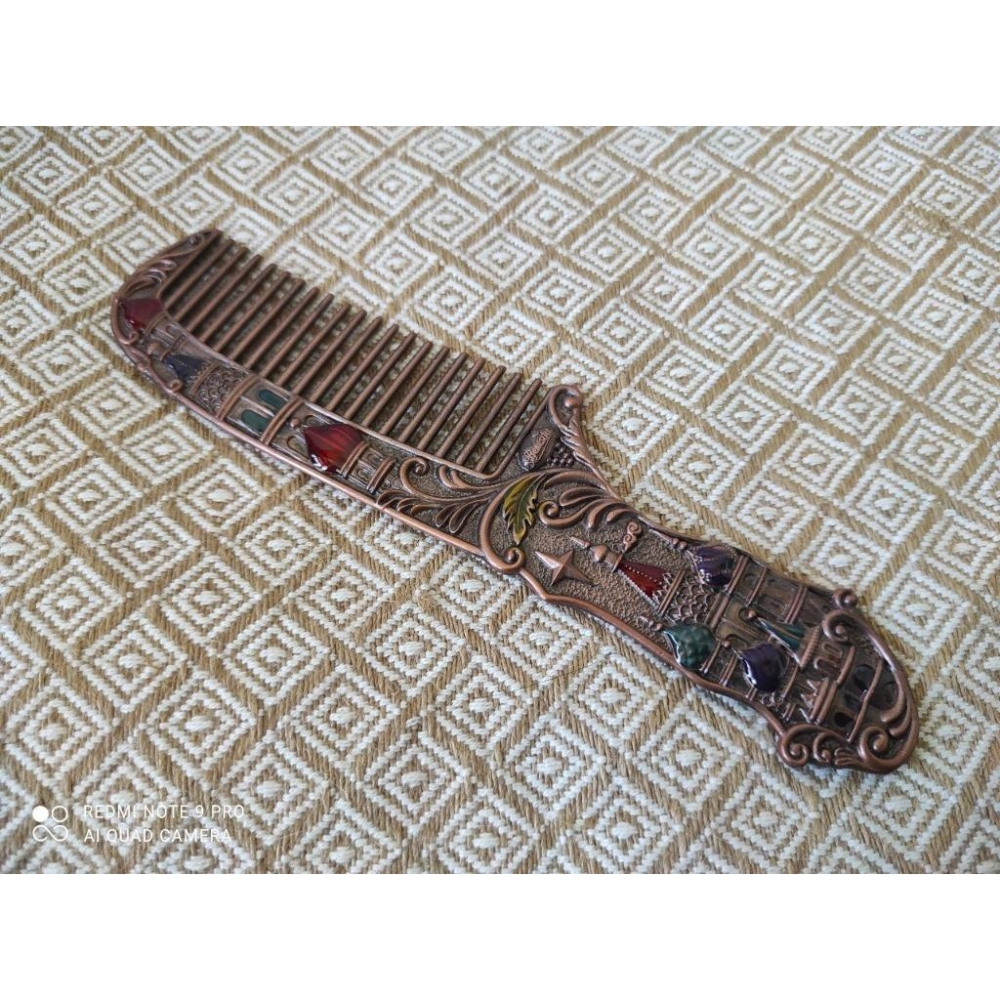 俄羅斯古堡風格梳子 (紅、黃、銀，280/支)-細節圖3