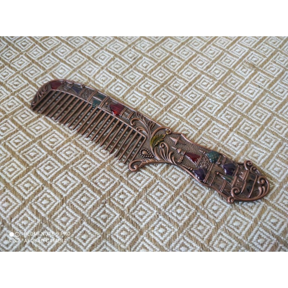 俄羅斯古堡風格梳子 (紅、黃、銀，280/支)-細節圖6