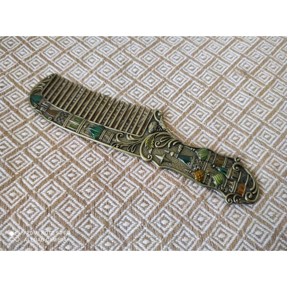 俄羅斯古堡風格梳子 (紅、黃、銀，280/支)-細節圖8