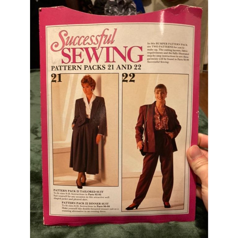 英國老件-Successful sewing 現成-衣版紙-細節圖2