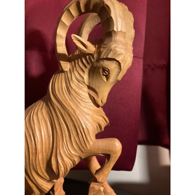 蘇聯製 70年代 木雕工藝品-細節圖2