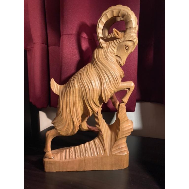 蘇聯製 70年代 木雕工藝品-細節圖3