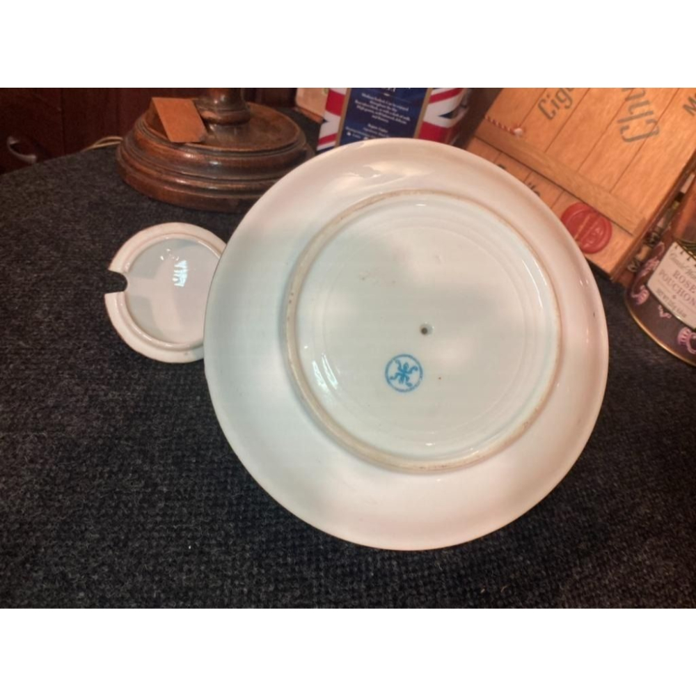 日本百年古董-ノリタケ NORITAKE 糖罐(把手有修過)-細節圖5