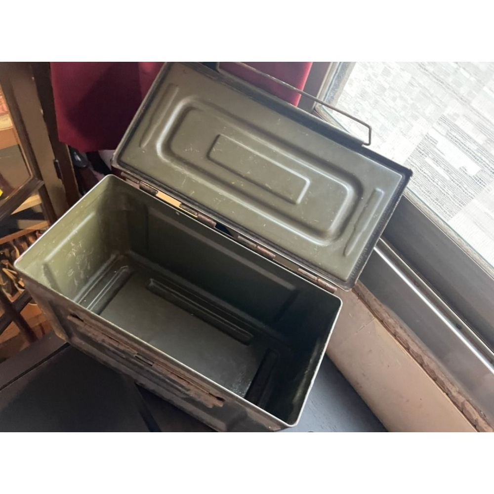 (老品)二戰 美軍 50機槍彈藥箱-細節圖3