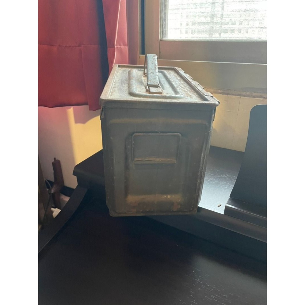 (老品)二戰 美軍 50機槍彈藥箱-細節圖4