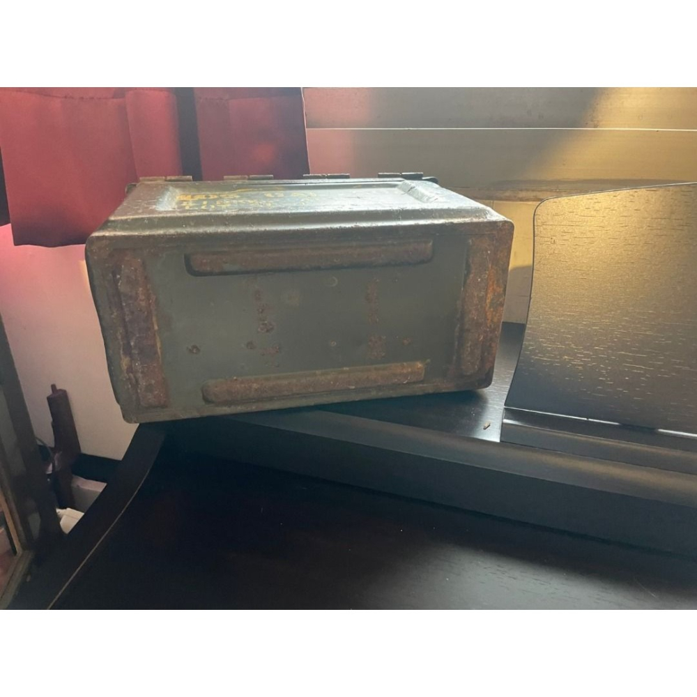 (老品)二戰 美軍 50機槍彈藥箱-細節圖5
