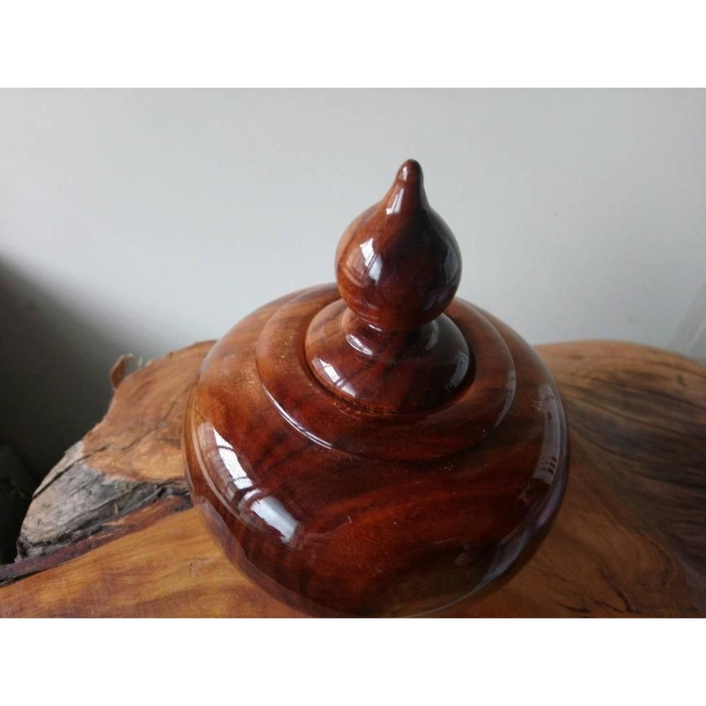 (台灣黑檀木. 相思木). 聚寶盆 香瓶 賞瓶 傢飾-細節圖3