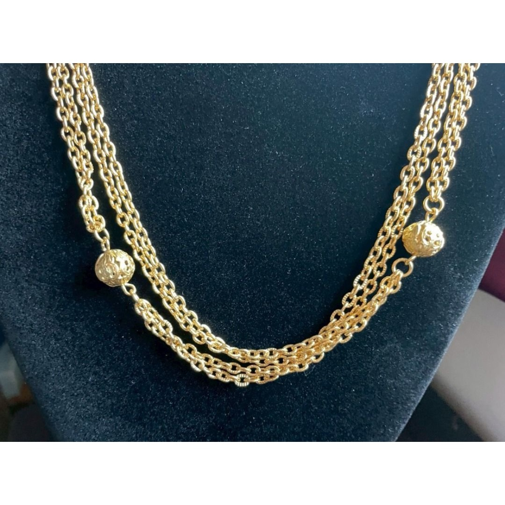 歐美老件 70＇s vintage 合金 項鍊 飾品-細節圖2
