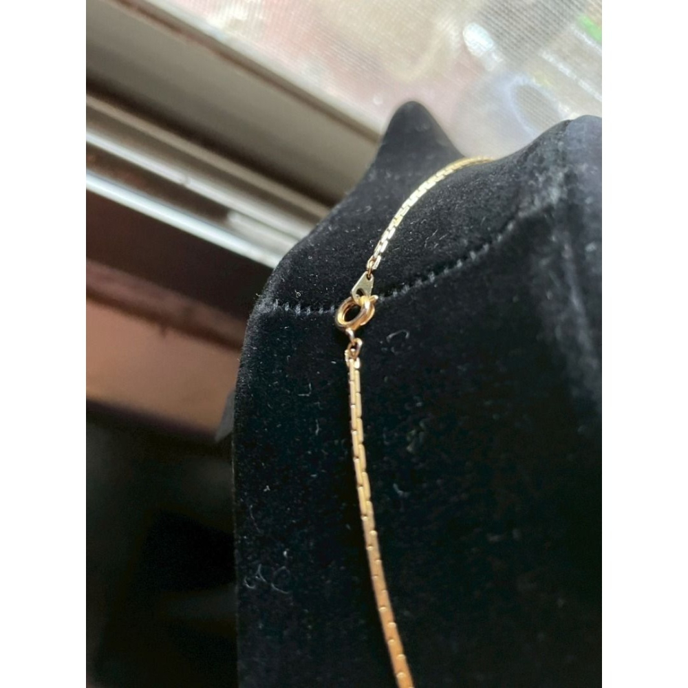 美國 1950＂s VINTAGE HOLLYWOOD 打標款 虎眼石 項鍊-細節圖5