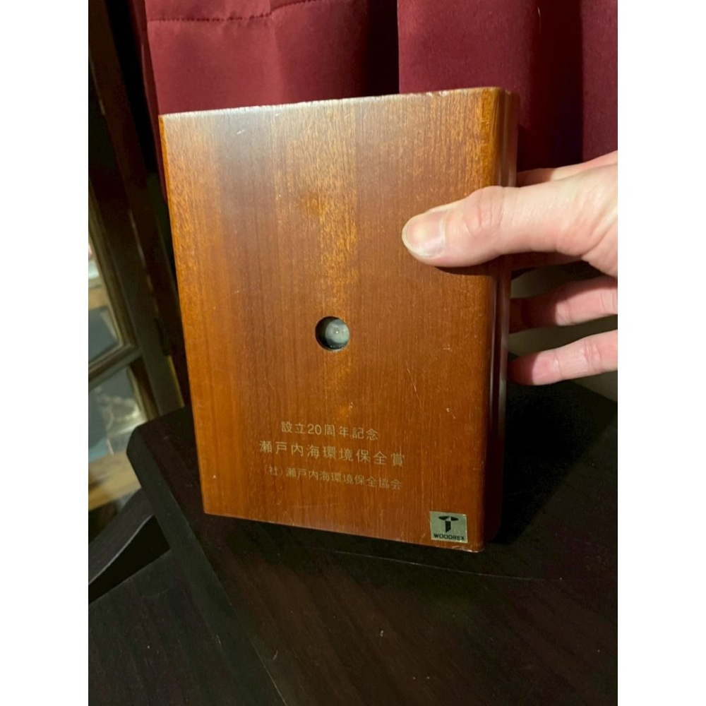 日本 原木塊 WOODREX 照片坐鐘-細節圖7