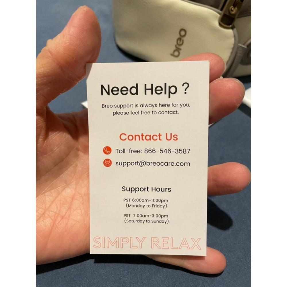 （9.9成新 ）breo 倍輕鬆N5 Mini 肩頸按摩器 只用一次根本新的-細節圖4