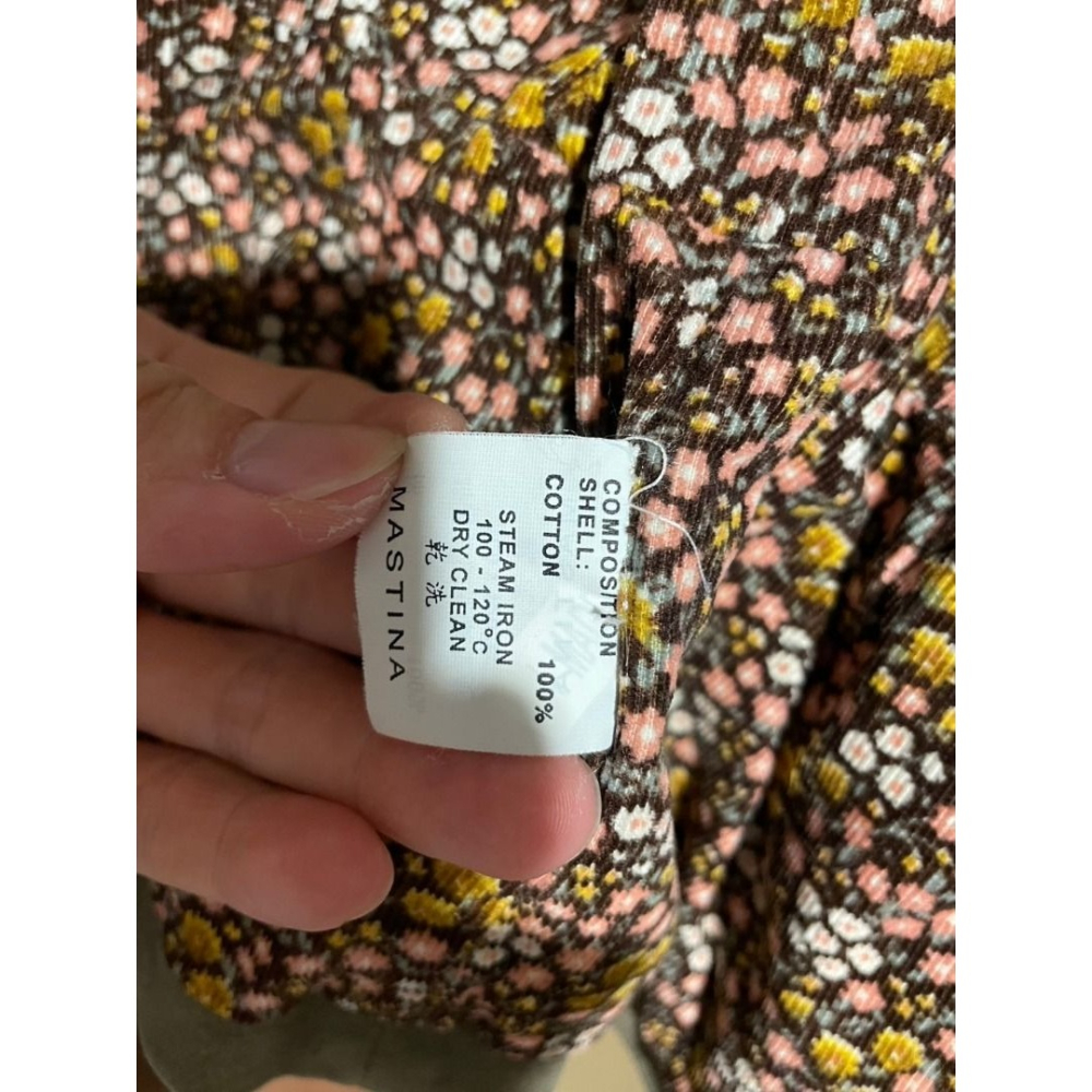 香港品牌Mastina 歐風立領軍裝風 女用 外套 絨布-細節圖5