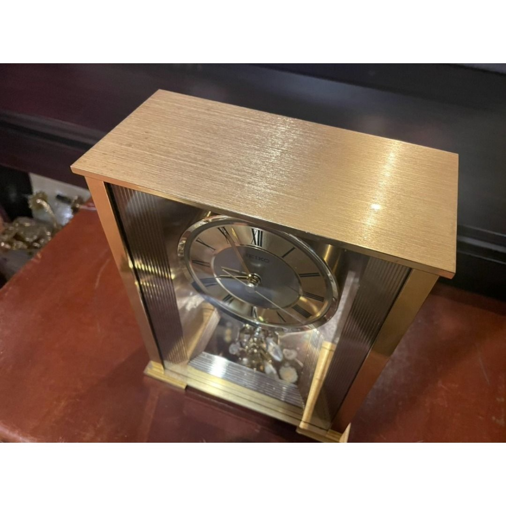 日本內銷款 SEIKO (精工) レトロ　全金屬框架 古典座鐘 可正常運作-細節圖2