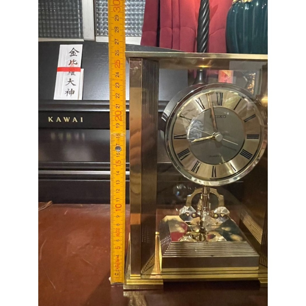 日本內銷款 SEIKO (精工) レトロ　全金屬框架 古典座鐘 可正常運作-細節圖9