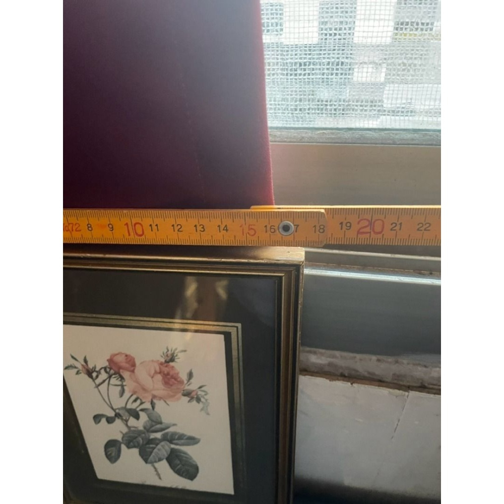 英國 實木框。玫瑰印刷 複製畫-細節圖3