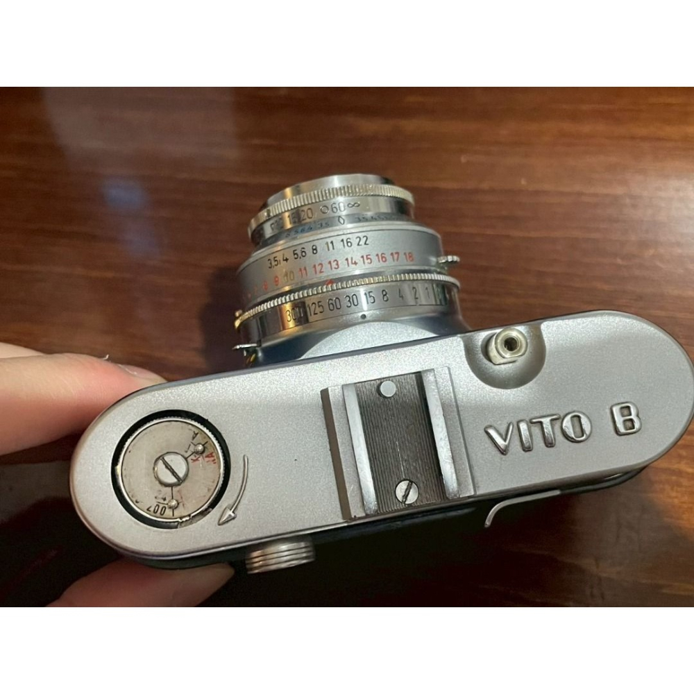 1954 年德製銘機 福倫達Voigtländer VITO B 機械底片相機-細節圖9