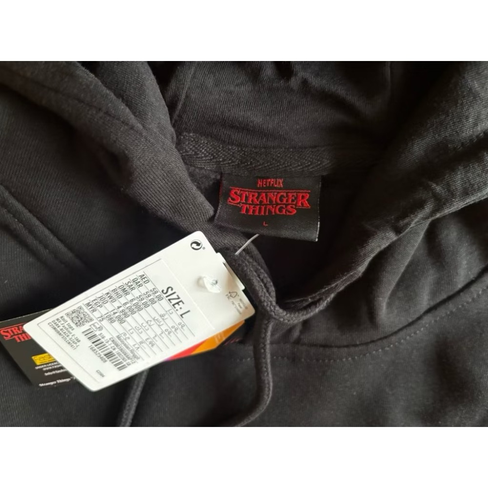全新Netflix怪奇物語Stranger Things帽T SZ L-細節圖2