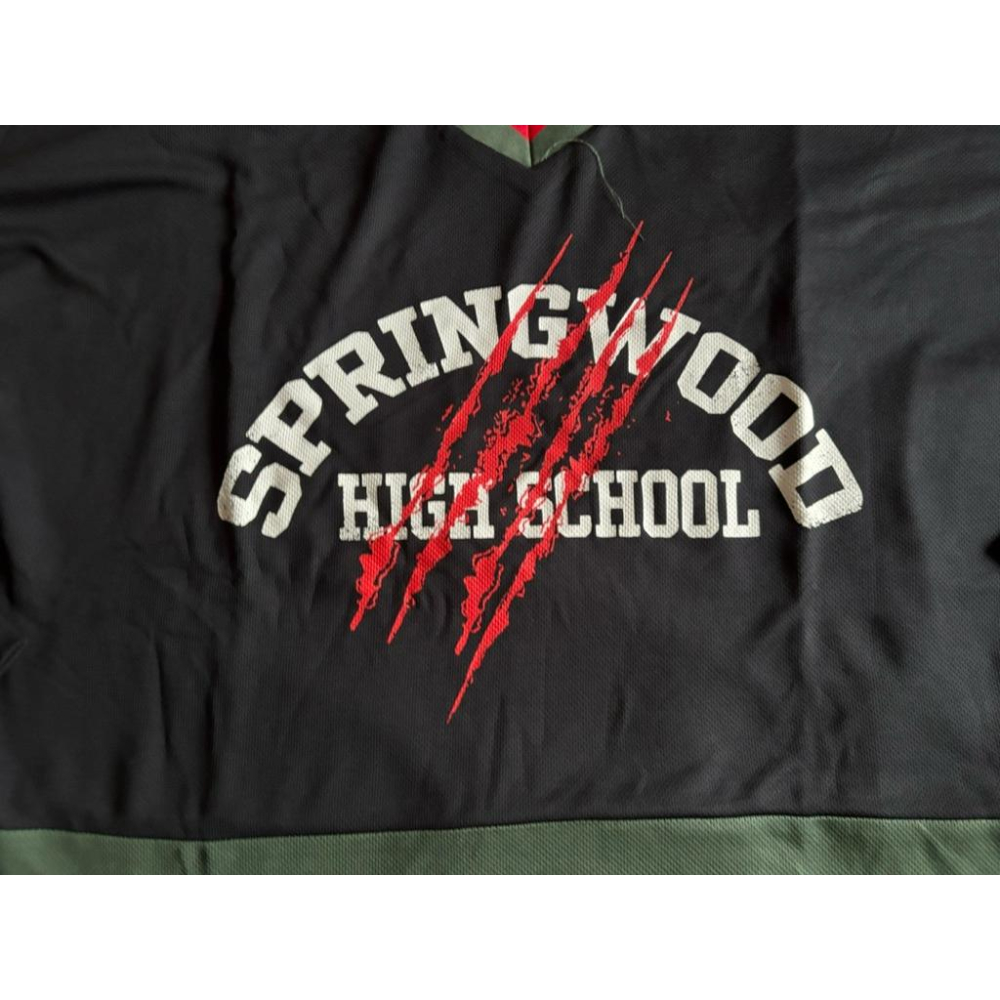 全新半夜鬼上床春木高中Springwood High School曲棍球球衣 SZ M-細節圖2