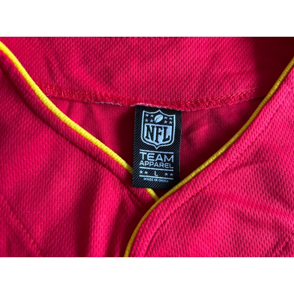 全新NFL堪薩斯酋長Kansas Chiefs棒球球衣 SZ L/XL-細節圖5
