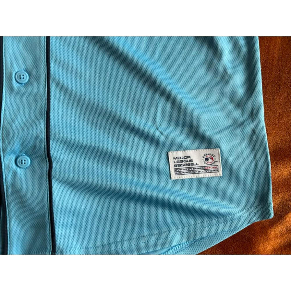 全新MLB密爾瓦基釀酒人Milwaukee Brewers復古棒球球衣 SZ M-細節圖2