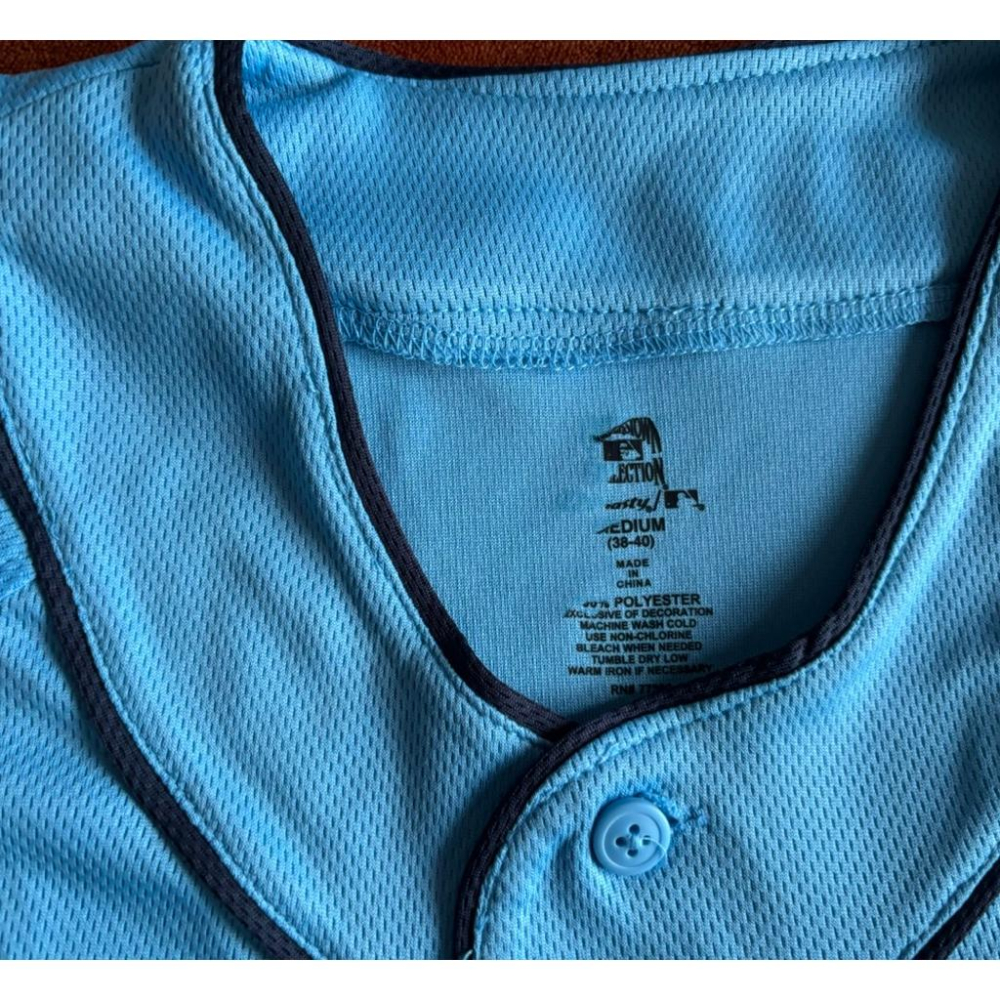 全新MLB密爾瓦基釀酒人Milwaukee Brewers復古棒球球衣 SZ M-細節圖4