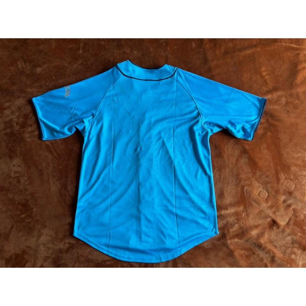 全新MLB密爾瓦基釀酒人Milwaukee Brewers復古棒球球衣 SZ M-細節圖5