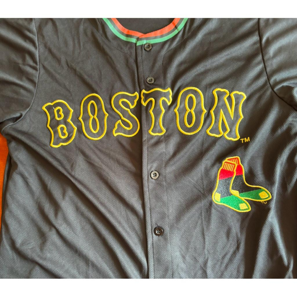 【Q2】全新波士頓紅襪Boston Red Sox American Celebration Night球衣 SZ M/-細節圖3