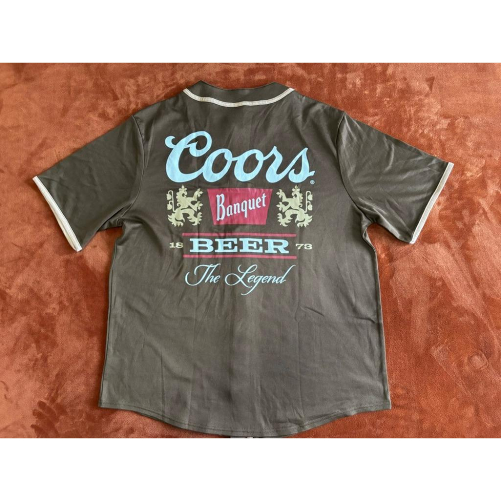 全新Coors Beer棒球球衣  SZ L-細節圖3