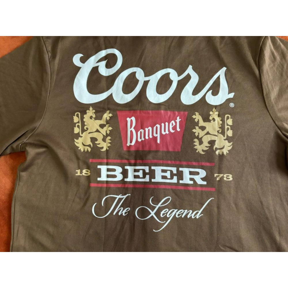 全新Coors Beer棒球球衣  SZ L-細節圖4