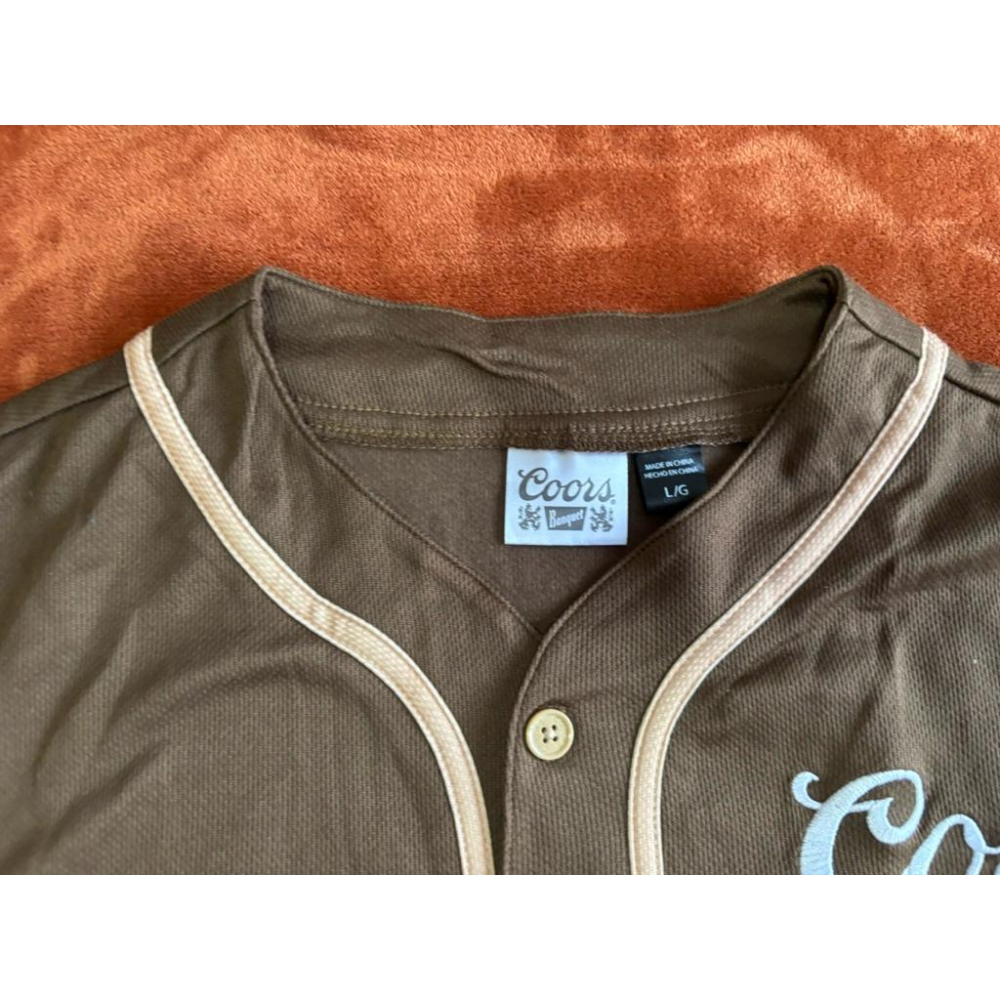 全新Coors Beer棒球球衣  SZ L-細節圖5