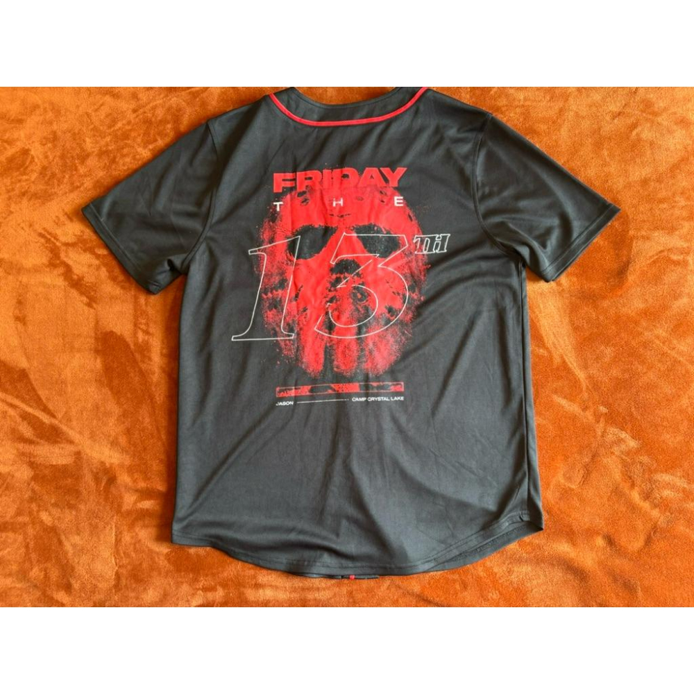 【Q2】二手十三號星期五Friday the 13th棒球球衣 SZ M-細節圖5