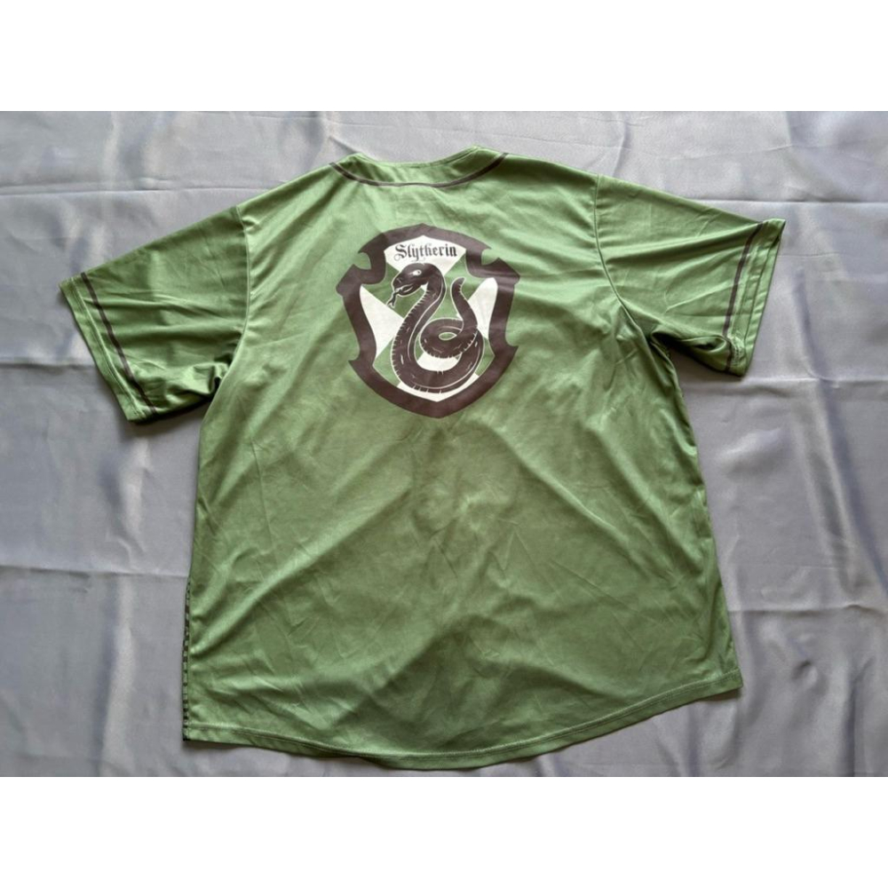 【B2】二手邁阿密馬林魚和哈利波特聯名Harry Potter Miami Marlins Slytherin球衣 XL-細節圖5