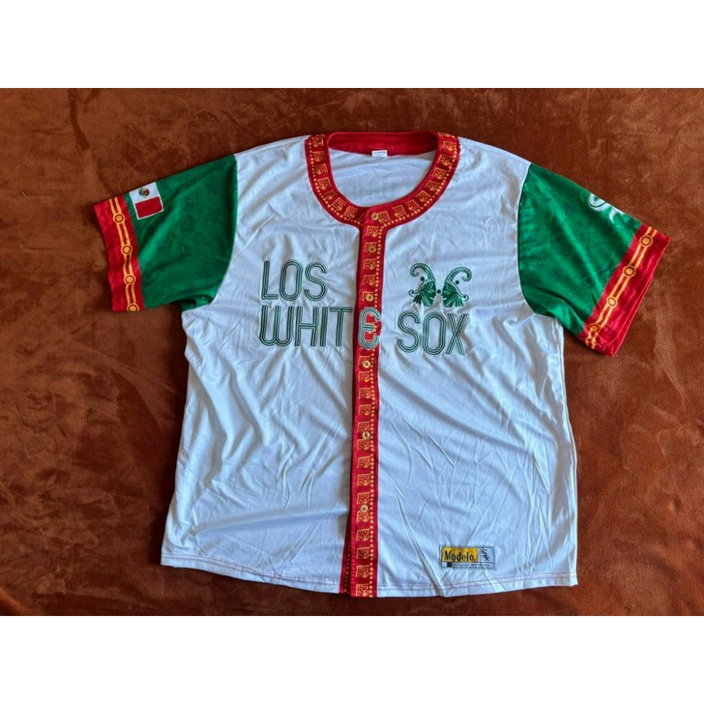 【P2】全新芝加哥白襪Chicago White Sox Mexican Heritage Night球衣 SZ XL-細節圖4