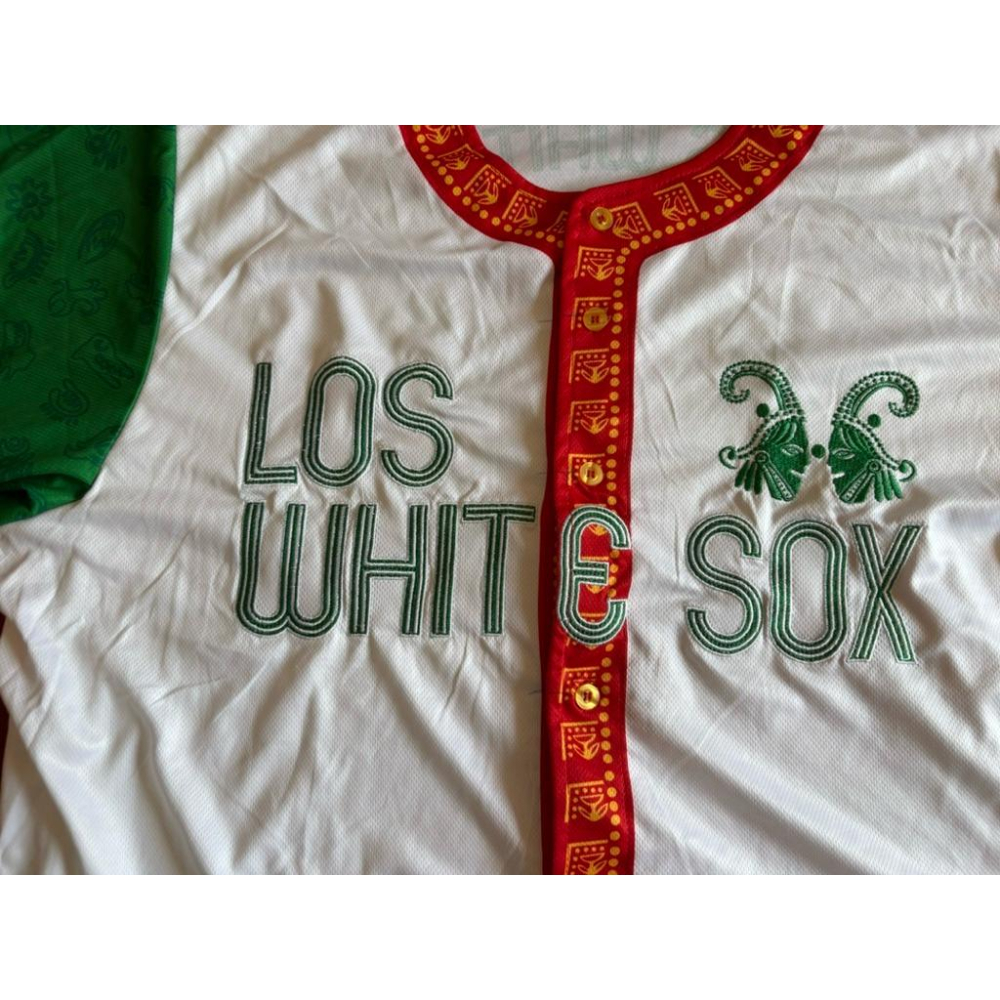 【P2】全新芝加哥白襪Chicago White Sox Mexican Heritage Night球衣 SZ XL-細節圖5