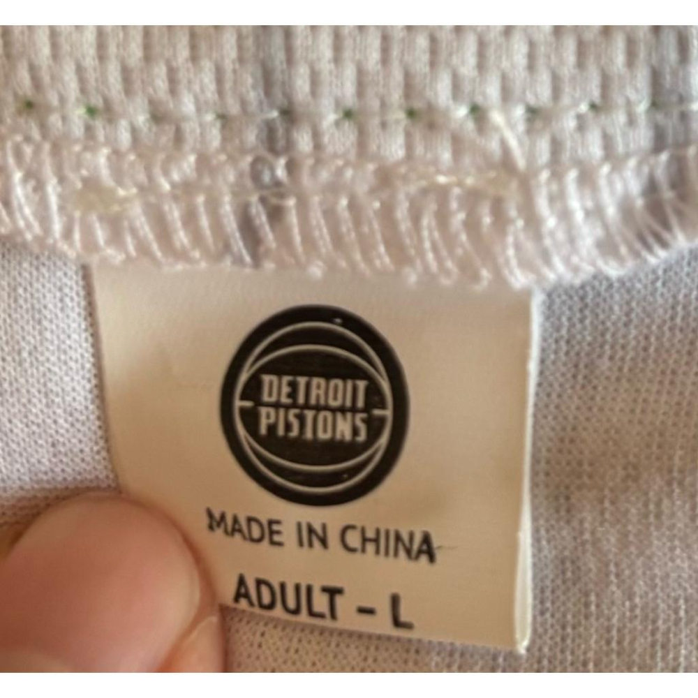 【P2】全新底特律活塞Detroit Pistons 313特殊活動棒球球衣 SZ L-細節圖3