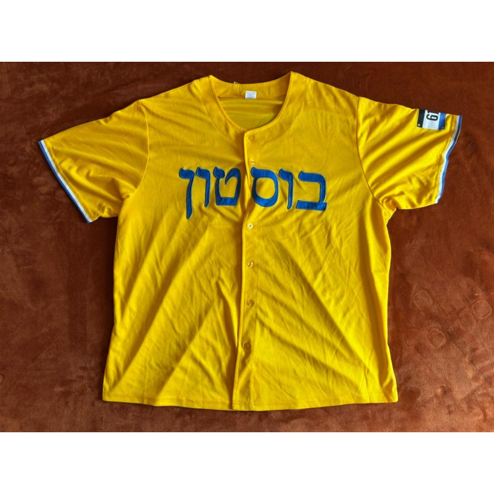 【P2】全新波士頓紅襪猶太紀念棒球球衣Red Sox Jewish Heritage Jersey SZ XL-細節圖3