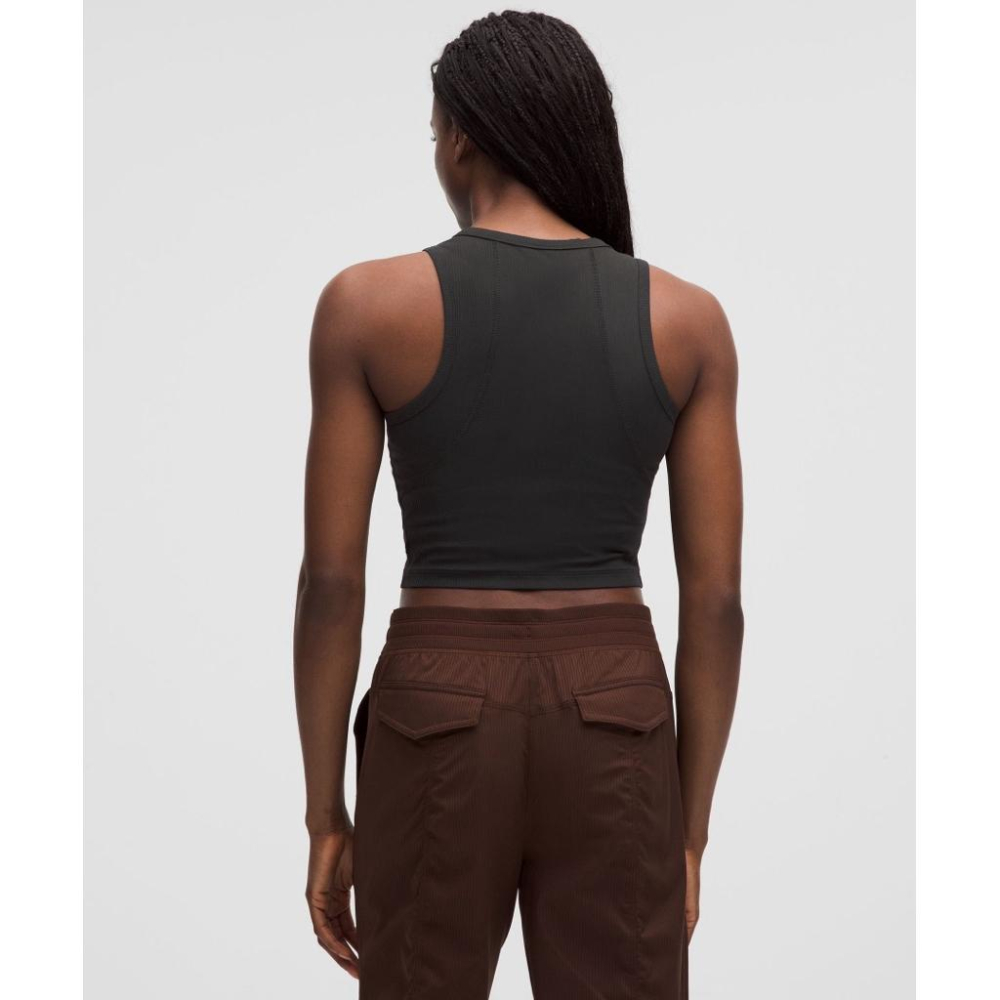 二手lululemon Ribbed Nulu™  女士羅紋前側紐扣款背心 LW1FMJS SZ S-細節圖3