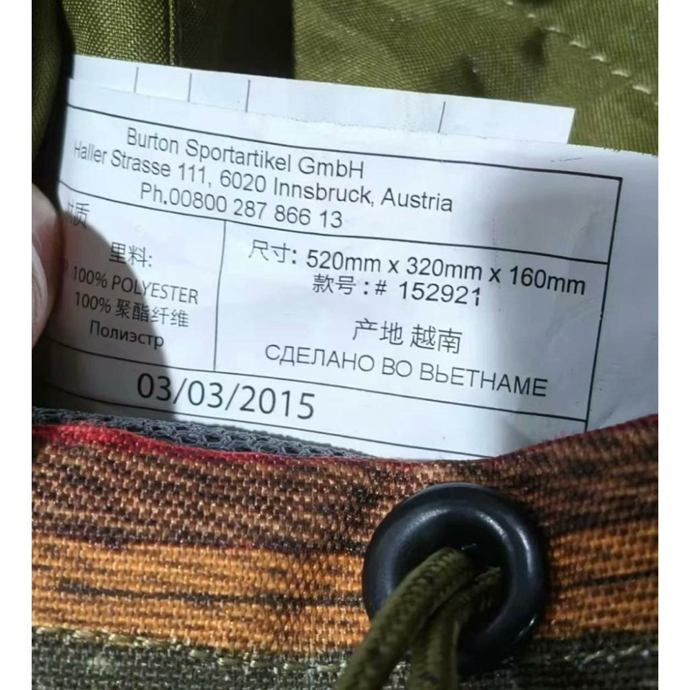 二手滑雪大牌Burton Tinder 2.0 Backpack 背包25L-細節圖5