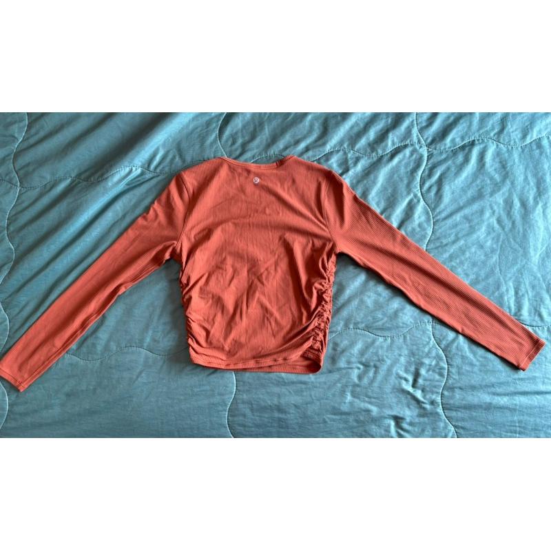 二手All It Takes女長袖T恤*羅紋 Nulu™瑜伽上衣 lululemon丨LW3GEZS-細節圖5