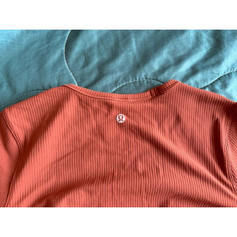 二手All It Takes女長袖T恤*羅紋 Nulu™瑜伽上衣 lululemon丨LW3GEZS-細節圖6