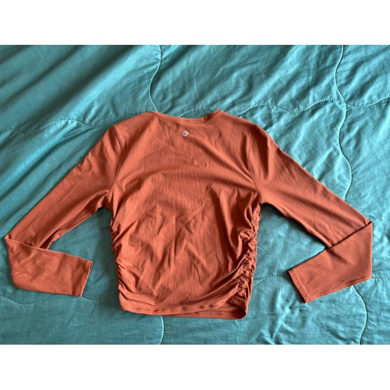 二手All It Takes女長袖T恤*羅紋 Nulu™瑜伽上衣 lululemon丨LW3GEZS-細節圖7