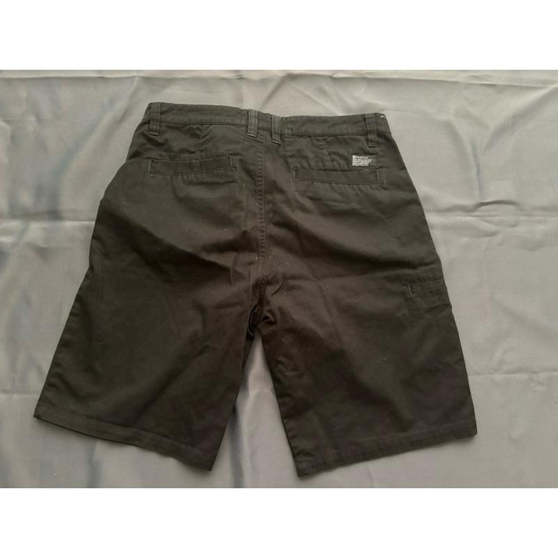 二手古著Vintage西海岸滑板大牌Matix黑色短褲SZ 33-細節圖2