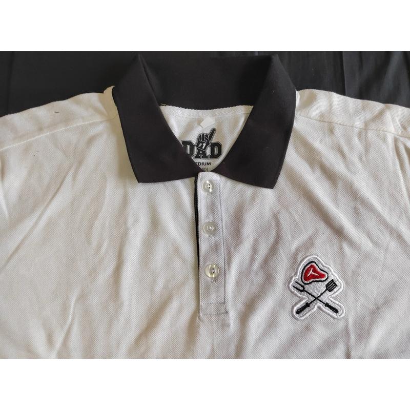 【D1】全新#1 DAD 網眼Polo衫 SZ M-細節圖3