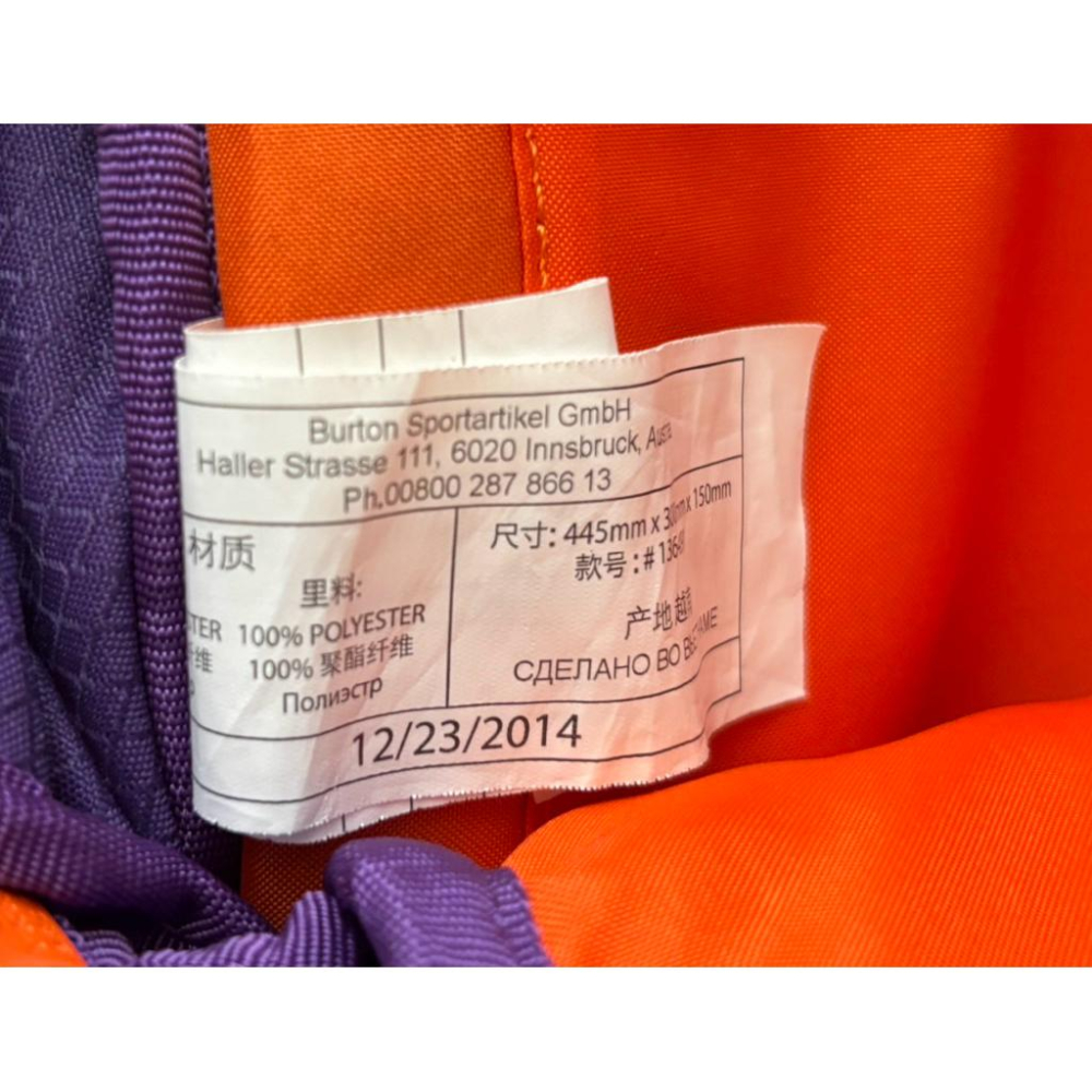 二手滑雪大牌Burton Kilo Pack滑板背包-細節圖7