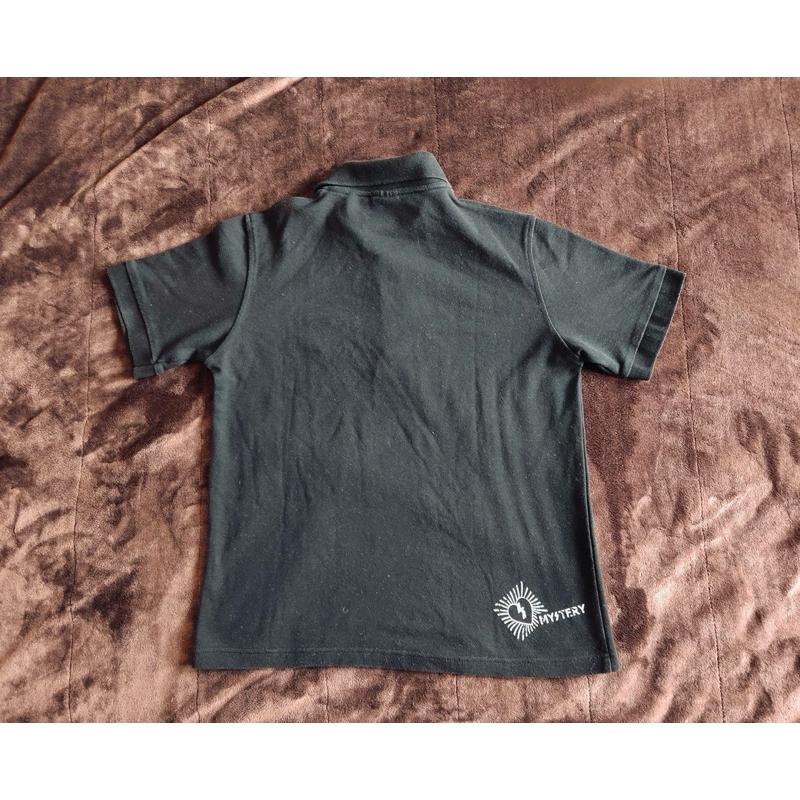 【A4】二手古著Vintage西海岸滑板大牌Mystery網眼Polo衫 SZ S-細節圖2