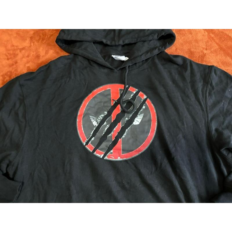 【I1】全新漫威迪士尼死侍和金鋼狼Deadpool Wolverine 漫畫帽T SZ L-細節圖2